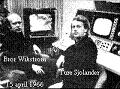 15 april 1966 Ture Sjolander Bror Wikstrom in Studio